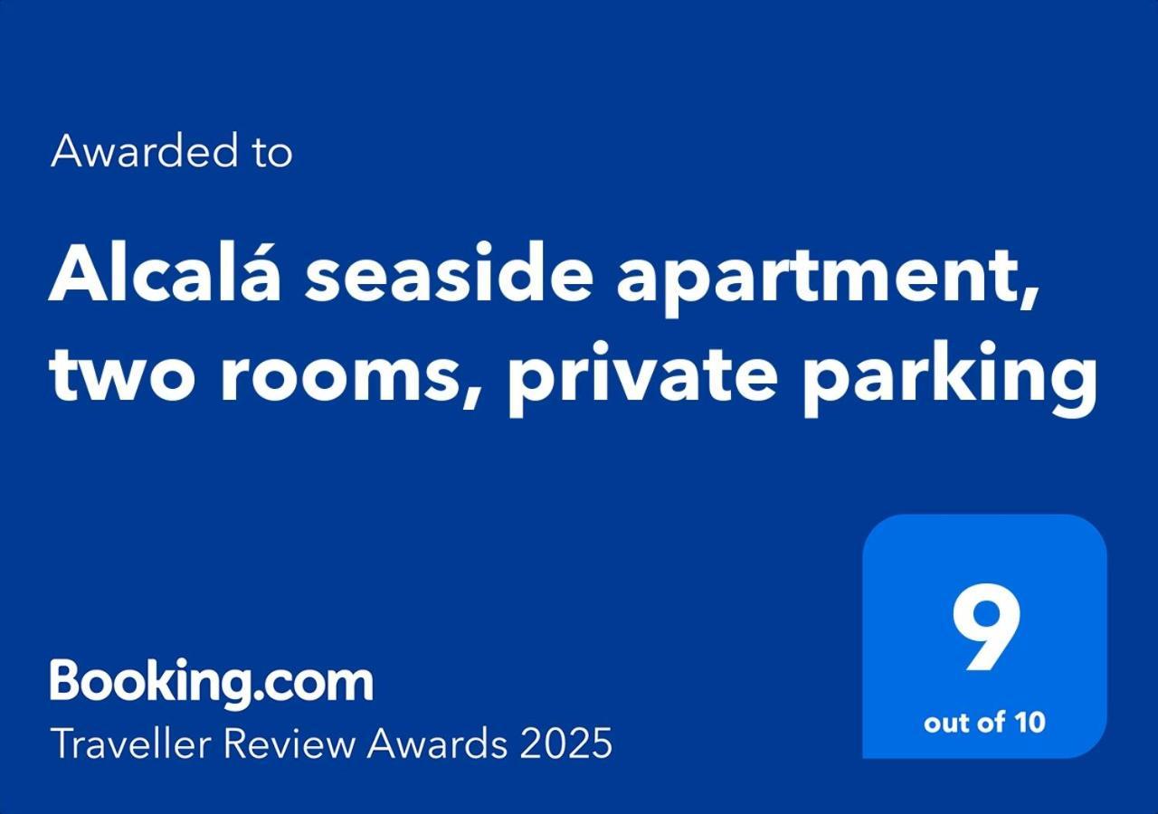Alcala Seaside Apartment, Two Rooms, Private Parking Extérieur photo